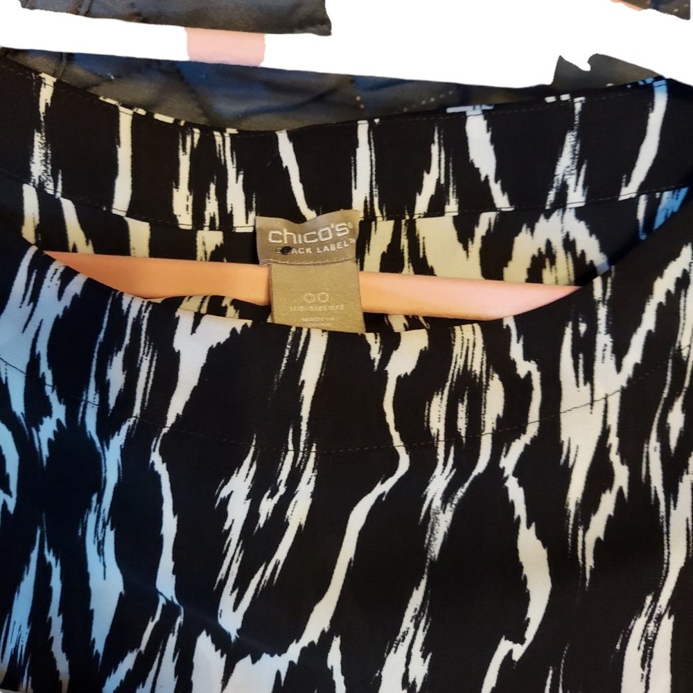 Chico's Short Sleeve Shirt Women's Chico's Size 00 / U.S. 0/2 - Picture 3 of 5